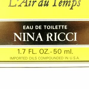 ニナリッチ 香水 レールデュタン オードトワレ EDT ほぼ未使用 フレグランス 外装難有 レディース 50mlサイズ NINA RICCIの画像3