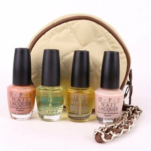 o-pi- I nails Rucker etc. 4 point set pouch attaching together manicure cosme lady's 15ml×4 size OPI