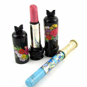  Anna Sui lipstick etc. brush rouge other 3 point set together cosme lady's ANNA SUI