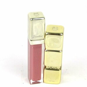  Guerlain lipstick etc. Kiss Kiss No568/ gloss 865 unused have 2 point set together cosme lady's GUERLAIN