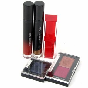  Shu Uemura eyeshadow etc. rouge Unlimited mat other 5 point set together large amount cosme lady's shu uemura