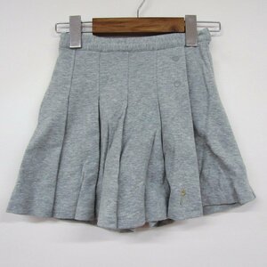 ポンポネット ショートパンツ プリーツスカート風 キッズ 女の子用 120サイズ グレー pom ponette