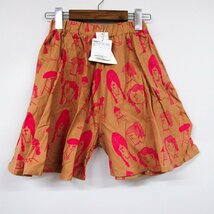 ホーガンランチウエア ショートパンツ キュロット 未使用品 キッズ 女の子用 L(130-140)サイズ ブラウン HOGAN RANCH WEAR_画像1