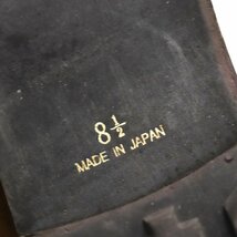 ポールカイザー チャッカブーツ スエード ショートブーツ 日本製 ブランド シューズ 靴 メンズ 8.5サイズ ブラウン poul keiser_画像4