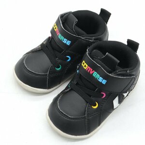  Converse sneakers Mini -inch Star velcro shoes child shoes black baby for boy 13.5 size black CONVERSE