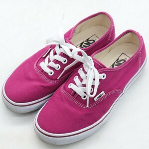 バンズ オーセンティック チェッカー V44CF 612388-0003 シューズ 靴 レディース 24サイズ ピンク系 VANS