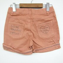 ポンポネット ショートパンツ ストレッチ キッズ 女の子用 M(150)サイズ ブラウン pom ponette_画像2