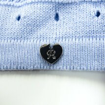 ポンポネット 長袖ブラウス ニットベスト レイヤード風 キッズ 女の子用 L(160)サイズ ブルー×ホワイト pom ponette_画像6