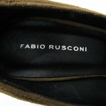 ファビオルスコーニ パンプス 未使用 本革 レザー ブランド 靴 シューズ イタリア製 レディース 37サイズ ブラウン FABIO RUSCONI_画像3