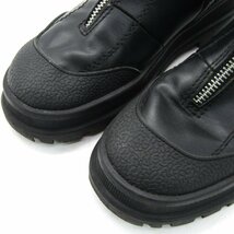 ザラ ミドルブーツ フロントジップ 靴 シューズ 黒 レディース 22.5サイズ ブラック ZARA_画像2