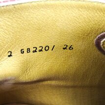 ジェフリービーン チャッカ―ブーツ 幅広 3E ブランド 靴 シューズ 日本製 メンズ 26サイズ ブラウン Geoffrey Beene_画像4