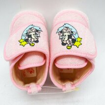 ディズニー スリッポン 日本製 未使用 ミニー マジックテープ ベビーシューズ 靴 ベビー 女の子用 11サイズ ピンク Disney_画像7
