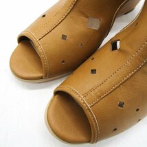 カプリッチョ サンダル 未使用 ウエッジソール 靴 シューズ レディース 24.5サイズ ブラウン cappricio_画像2