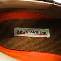 リーガルウォーカー デッキシューズ Uチップ 本革 レザー ヴィブラム 604 ブランド 紳士靴 メンズ 26サイズ ブラウン REGAL Walker_画像3