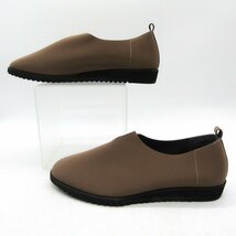 ニューモ スリッポン 未使用 ブランド 靴 シューズ レディース 24.5サイズ ブラウン newmo_画像8