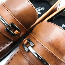 ハイドロテック ビジネスシューズ 本革 ビットローファー シューズ 靴 メンズ 27サイズ ブラウン HYDRO-TECH_画像7