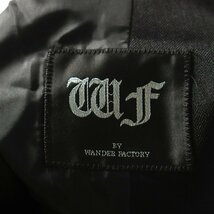 ワンダーファクトリー スーツ セットアップ ジャケット 半ズボン フォーマル キッズ 男の子用 120Aサイズ ブラック WANDER FACTORY_画像3