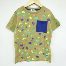 ロゴス 半袖Tシャツ 胸ポケット 未使用品 キッズ 男の子用 130サイズ カーキ LOGOS_画像1