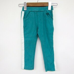  Moujonjon stretch pants side line unused goods Kids for boy 95 size green moujonjon