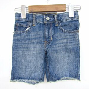 ギャップ デニムパンツ ショートパンツ カットオフジーンズ 未使用品 キッズ 女の子用 110サイズ ブルー GAP