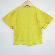 サマンサモスモス 半袖Tシャツ オニオオハシ刺繍BIGTシャツ 未使用品 キッズ 男の子用 95サイズ イエロー SM2_画像2