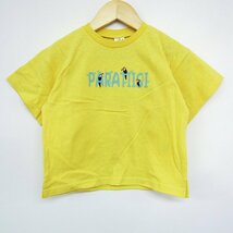 サマンサモスモス 半袖Tシャツ オニオオハシ刺繍BIGTシャツ 未使用品 キッズ 男の子用 95サイズ イエロー SM2_画像1