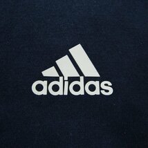 アディダス ジップアップパーカー ワンポイントロゴ スウェット スエット キッズ 男の子用 150サイズ ネイビー adidas_画像6
