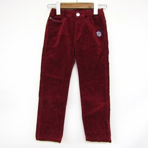  Miki House stretch pants corduroy Kids for boy 130 size wine red MIKIHOUSE