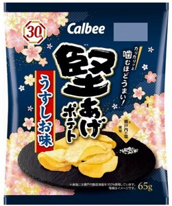 堅あげポテト うすしお味 噛むほどうまい 65g 新品 1袋