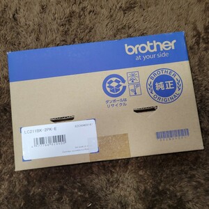 【新品、未使用】brother ブラザー 純正インクカートリッジ LC211-BK-2PK-E