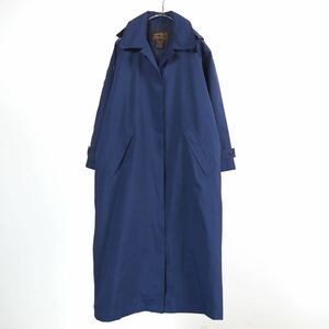 【GORE-TEX】Eddie Bauer nylon maxi coat /80s エディーバウアー マキシ丈 ナイロンコート ネイビー