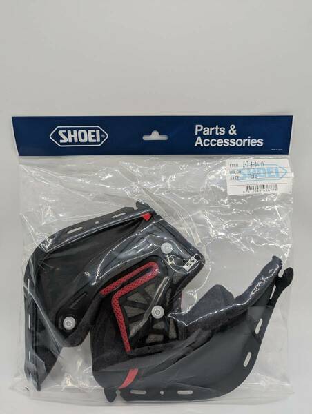 2）新品 未使用 SHOEI ショウエイ 4512048436773　Z-7 チークパッド39 ゼットセブン 