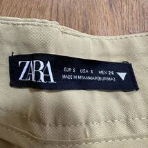 【ZARA】ワイドパンツ 裾スリット Sサイズ_画像7