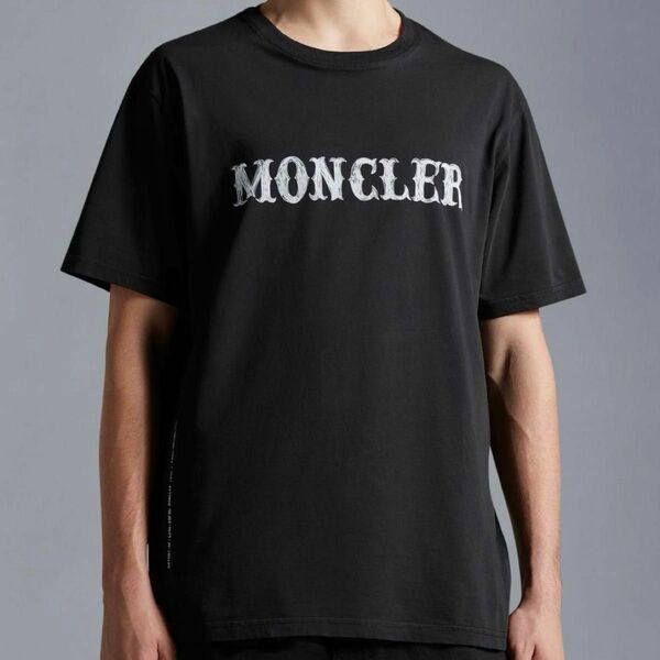 MONCLER モンクレール フラグメント 半袖　Tシャツ 黒 M 新品　モンクレール半袖　モンクレールTシャツ