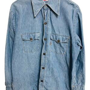 ビンテージ 70s 70年代 levi's リーバイス bigE ビッグE デニム シャツジャケット カバーオール サドルジャケット usa製 3rd 2nd 1stの画像1