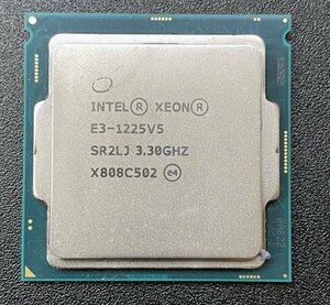 在庫2:動作確認済 Xeon E3-1225 V5 3.30/3.70GHz クリックポストより早い匿名ネコポス配送