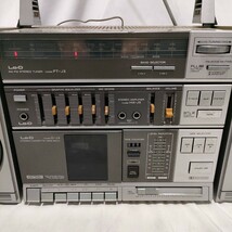 希少！ HITACHI lo-D D-J3 ラジカセ 動作確認済 昭和レトロ日立 テープデッキ 現状 FM AM オーディオ機器_画像2