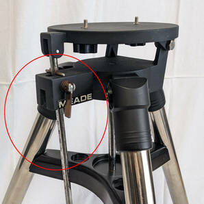 MEADE/ミードETX-90-105-125 ETX 純正三脚-赤道儀、経緯台-使用可【取扱説明書付】天体望遠鏡の画像8