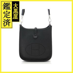 HERMES エルメス　ショルダーバッグ エヴリンTPM ブラック　トリヨンクレマンス Y刻印 2146000384349【430】