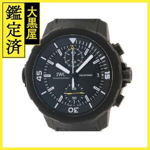 IWC 時計 アクアタイマー クロノグラフ ガラパゴス・アイランド 自動巻き ラバーコーティングステンレス/ラバー ブラック文字盤【434】