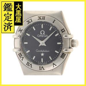OMEGA オメガ 腕時計 コンステレーション 1562.40.00 ステンレス ネイビー文字盤 クオーツ【472】SJ
