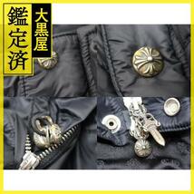 CHROME HEARTS　クロムハーツ　衣類　STIFF ダウンジャケット　メンズＬ　ブラック　ナイロン／シルク　【200】_画像9