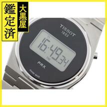 TISSOT ティソ 腕時計 PRX ピーアールエックス T137.463.11.050.00 ブラック文字盤 ステンレススチール クォーツ【472】_画像8