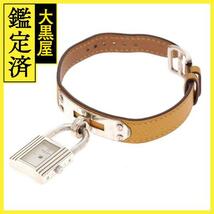 HERMES エルメス 腕時計 ケリーウォッチ KE1.210 925シルバー/エプソン シルバー文字盤 クオーツ【472】SJ_画像3