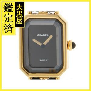 CHANEL Chanel Premiere L H0001 GP/ leather for women quarts clock [473]