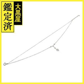 JEWELRY ジュエリー アンクレット ハート K14WG ホワイトゴールド ダイヤモンド 約1.9g 2143700173082【200】の画像3