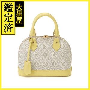 LOUIS VUITTON ルイ・ヴィトン Since1854 アルマBB モノグラム・ジャガード　イエロー　M59476【436】