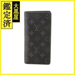 LOUIS VUUITTON　ルイ・ヴィトン　ポルトフォイユ・ブラザ　モノグラム・エクリプス　M61697　2143200563086【208】