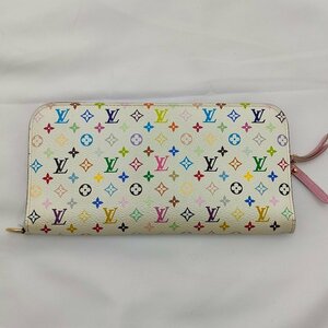 【大黒屋82】 LOUIS VUITTON ルイヴィトン 長財布 ポルトフォイユ・アンソリット マルチカラー ブロン/リッチ M93751 返品交換不可