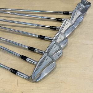 ●SE309 PRGR プロギア FORGED TR 900MD ゴルフクラブ 7本セット 4/5/6/7/8/9/P Golf Pride 